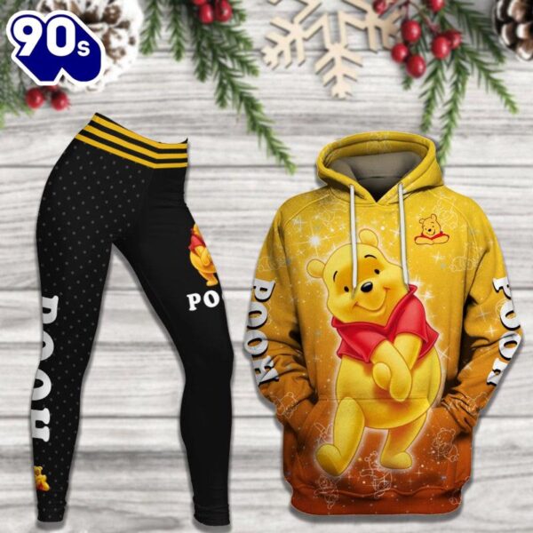 Winnie The Pooh Cartoon Character Activewear Set