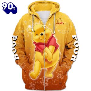 Winnie The Pooh Cartoon Character Activewear Set