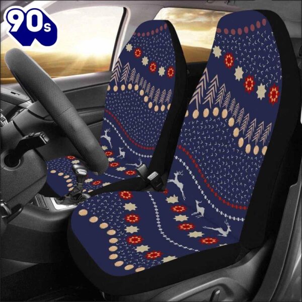 Winter Motifs Christmas Car Seat Covers  Gift Xmas