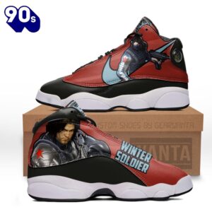 Winter Soldier Air Jordan 13 Sneakers Super Heroes Custom Shoes