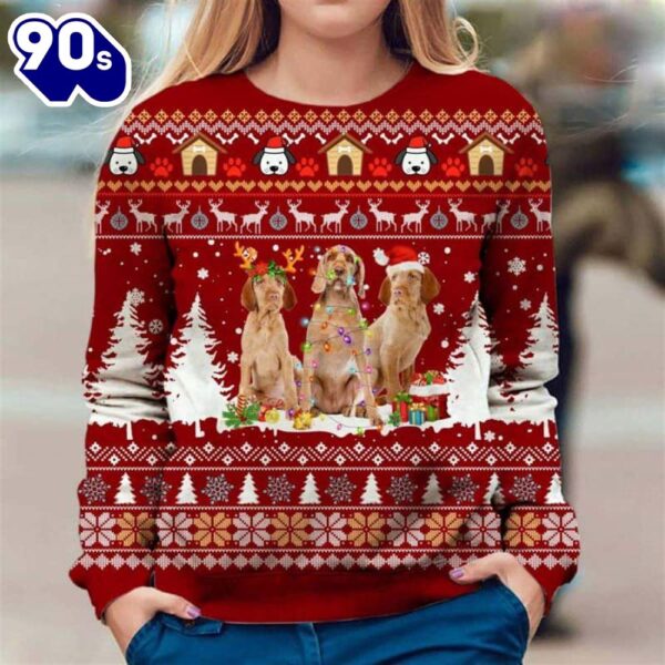 Wirehaired Vizsla Ugly Premium Sweater