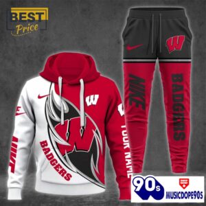 Wisconsin Badgers NCAA Hoodie And Pants