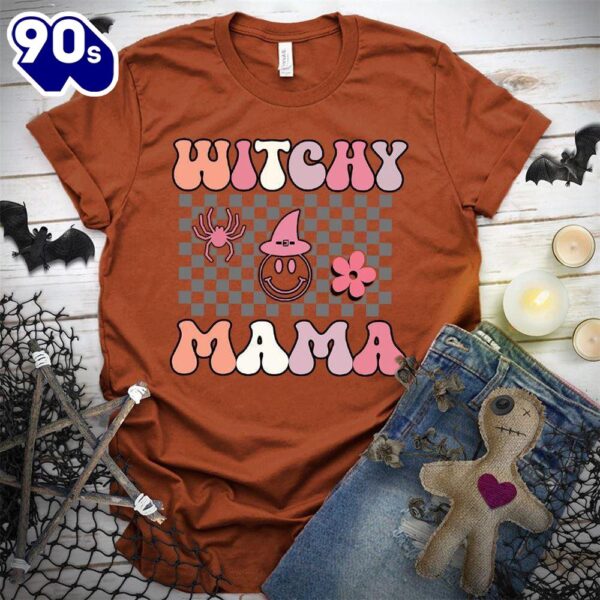 Witchy Mama Colored Edition T-Shirt  Gift For Halloween