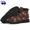 Wolf Leather Boots Animal Custom Shoes Funny For Wolf Lover