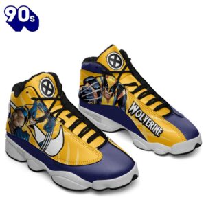 Wolverine Air Jordan 13 Sneakers Super Heroes Custom Shoes