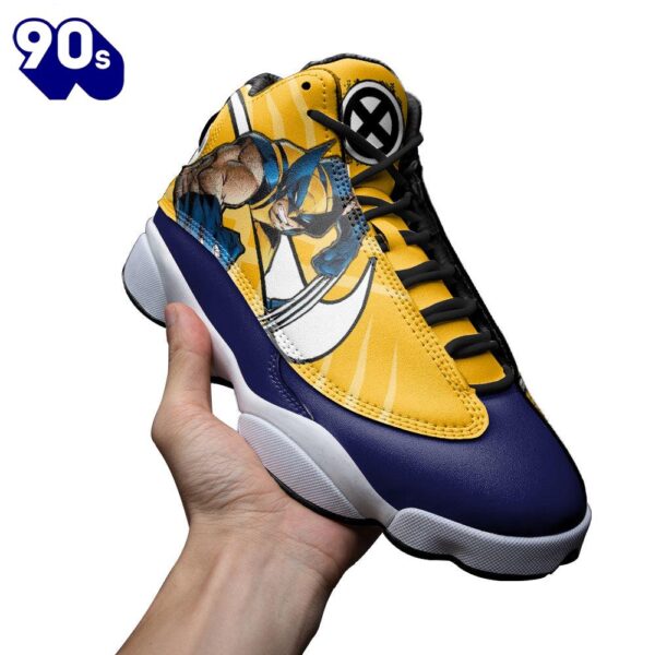 Wolverine Air Jordan 13 Sneakers Super Heroes Custom Shoes