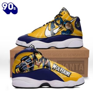 Wolverine Air Jordan 13 Sneakers Super Heroes Custom Shoes