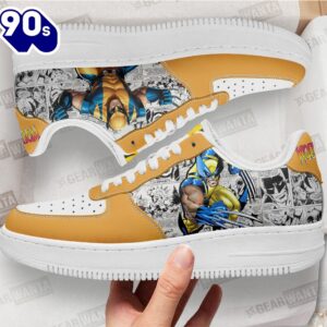 Wolverine Air Sneakers Custom Superhero Comic Shoes