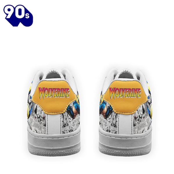 Wolverine Air Sneakers Custom Superhero Comic Shoes