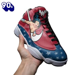 Wonder Woman Air Jordan 13 Sneakers Super Heroes Custom Shoes