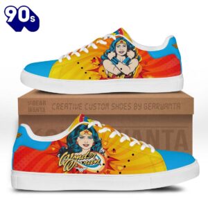 Wonder Woman Stan Smith Shoes Gift For Your Kid