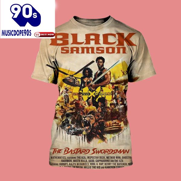 Wutang Clan X Mathematics Black Samson The Bastard Swordsman Official Shirt Wutang Clan X Mathematics Black Samson The Bastard Swordsman Official Shirt