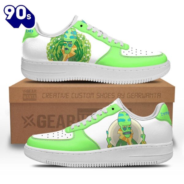 Zeep Xanflorp Rick and Morty Custom Air Sneakers