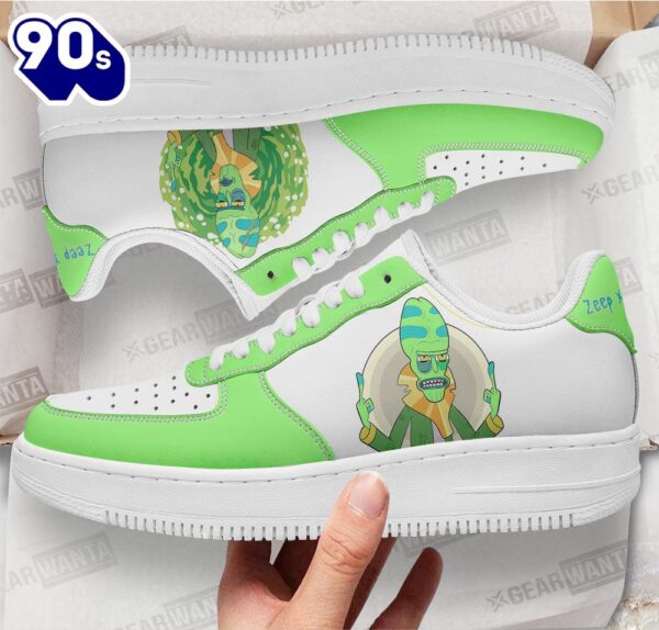 Zeep Xanflorp Rick and Morty Custom Air Sneakers