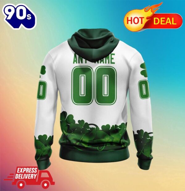 Zipper Hoodie Chicago Blackhawks, Happy St.Patrick Days Jersey