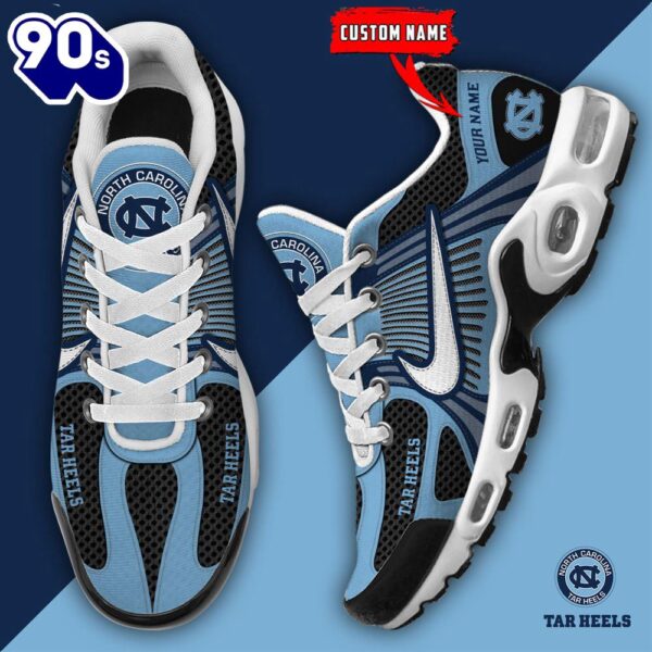 ZNCAA North Carolina Tar HeelsFootball Team Sport Custom Max Plus Shoes